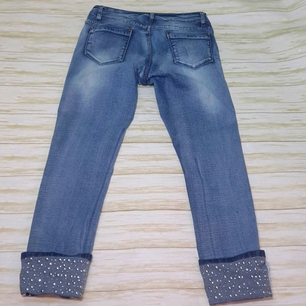 Ladies Rhinestone Jeans - Picture 8 of 10